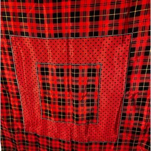 Baar and Beards vintage silk scarf